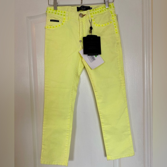 NEW! Philipp Plein Couture capri cut jeans size 25 - Picture 4 of 10